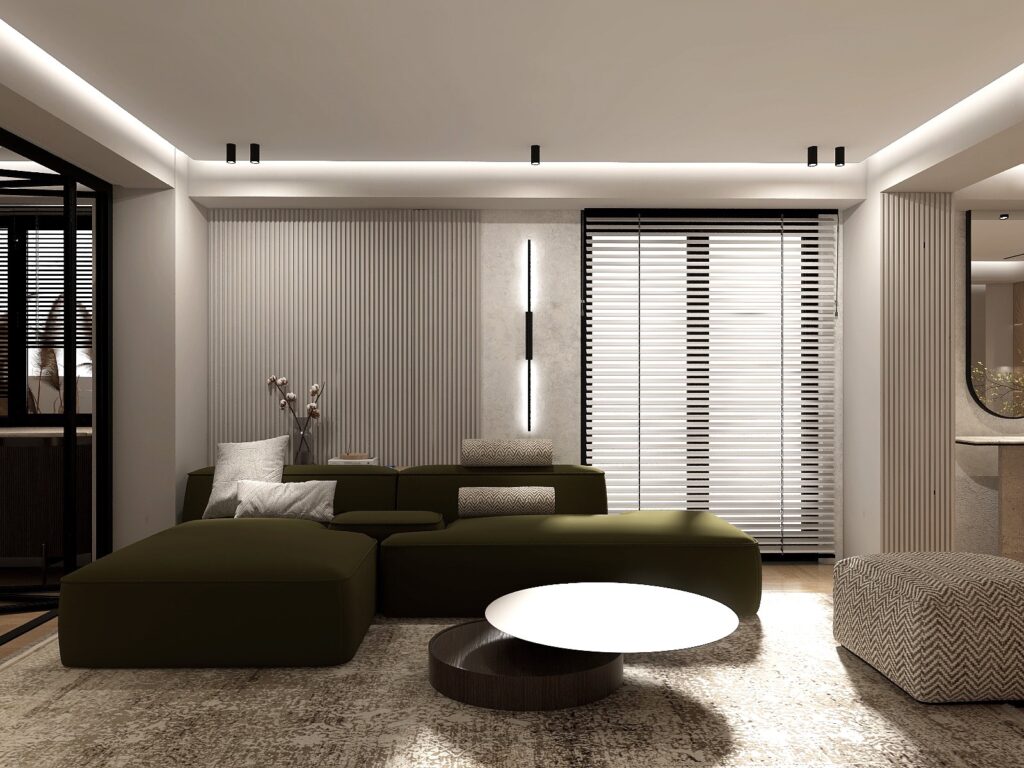 stil minimalist cu accente loft
